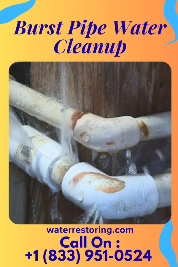 Burst Pipe Water Cleanup in Groesbeck, OH
